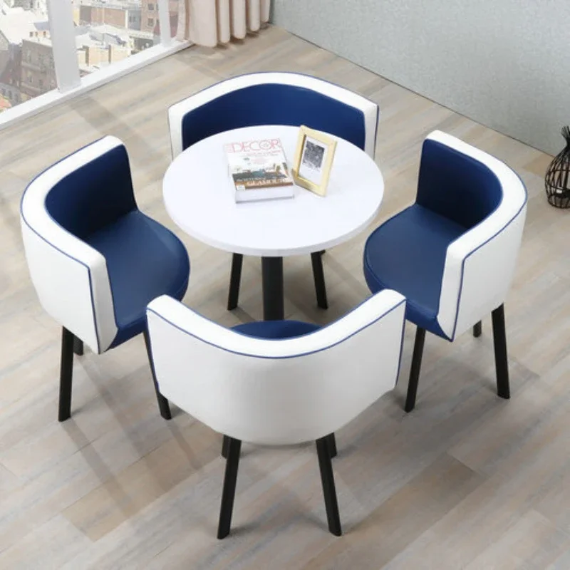 Conjuntos De mesa De centro blanca para sala De estar, juegos De mesa De centro De lujo De mármol para Patio, pequeño Traje De Sala De Estar, muebles De Hotel