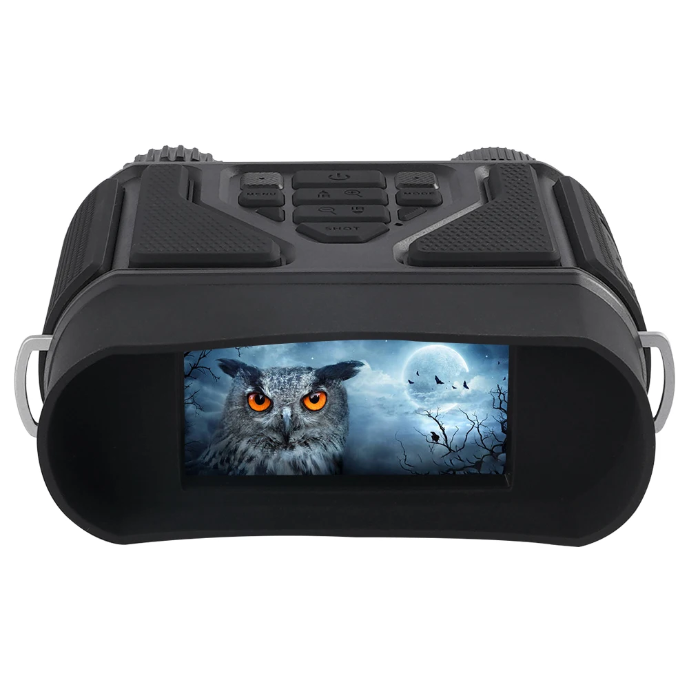 Day & Night Dual Mode – Switch between color screen daytime viewing and night vision with 7-level IR adjustment for 24/7 use.