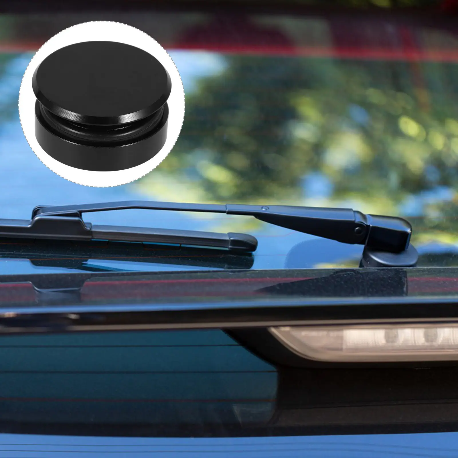

Automobile Rear Wiper Dust Cap Plug Car Holes Protective Cover Glass Accessories