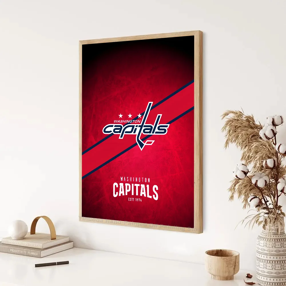 1PC Washington Capitals Poster Paper Print Home Living Room Bedroom Entrance Bar Restaurant Cafe Art Painting Decoration