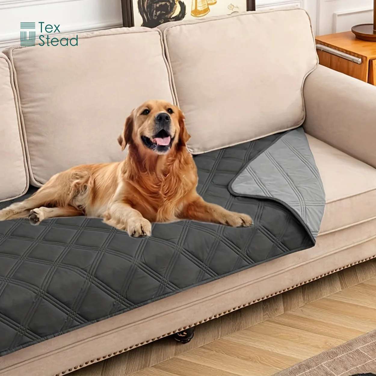 Reversible Waterproof Dog Bed Cover Pet Blanket Sofa Couch Mattress Protector Furniture Protector for Dogs Cats