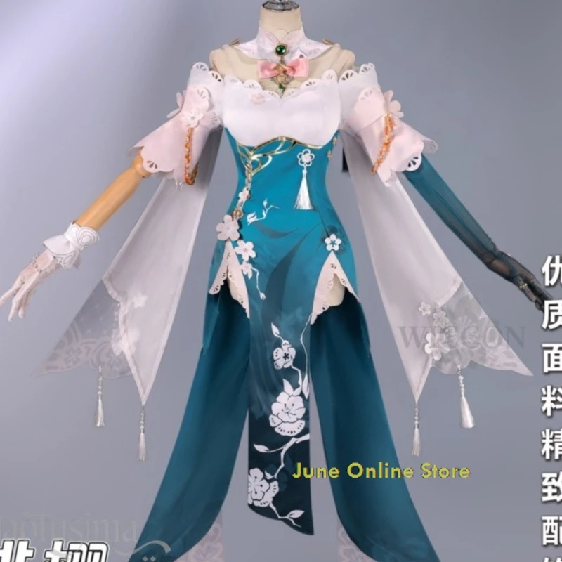 

Anime Game Honkai:Star Rail Cosplay Ruan Mei Plumblossom Letter New Outfit Sexy Beautifulкосплей sexys outfits코스튬