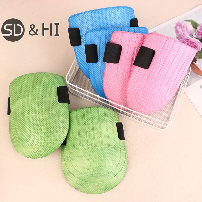 1Pair Knee Protection Pad Working Soft Foam Padding Tile Mud Worker Knee Paste Floor Brick Artifacts Moisture Thickening Kneepad