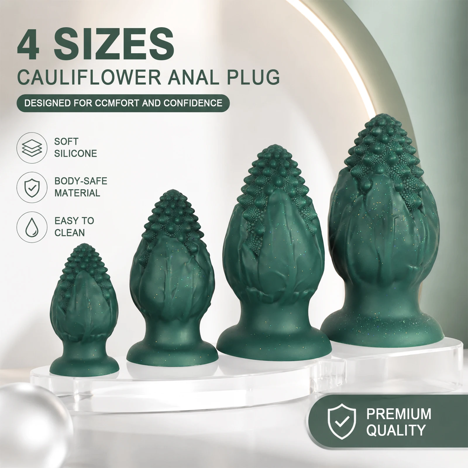 New Anal Beads Huge Butt Plug Ass Plug Balls Dilatador Anal Plugs Dick Dildo Huge Particle Stimulation Sex Toys For Men Adults view 3