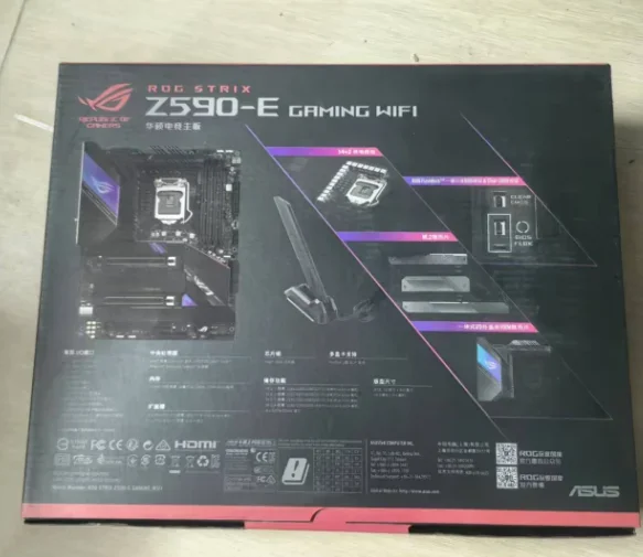 Para ASUS ROG STRIX Z590-E GAMING WIFI compatible con CPU 10 de 11. a generación