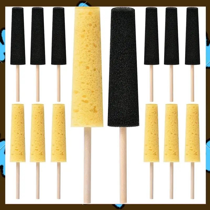 Promotion! 12 Pcs Pottery Sponge For Clay  Throwing Stick Trimming Tools Texturing And Sculpting For Artist Shaping