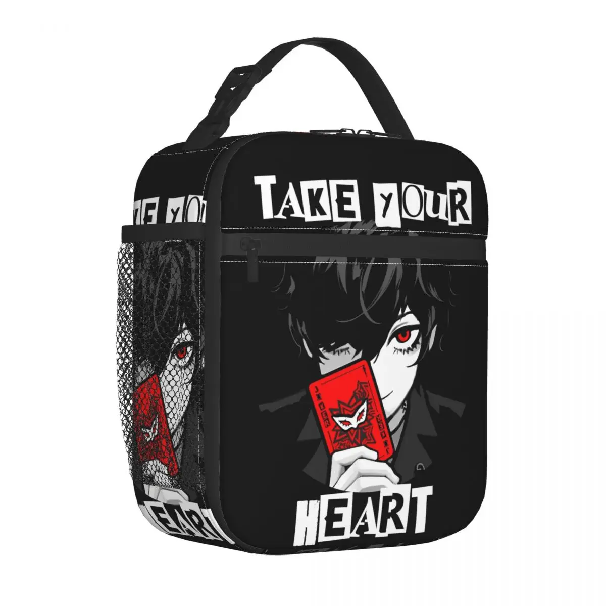 Personas Anime Insulated Lunch Bags Portable Take Your Hearth Meal Container Thermal Bag Lunch Box Tote Beach Outdoor Men Women