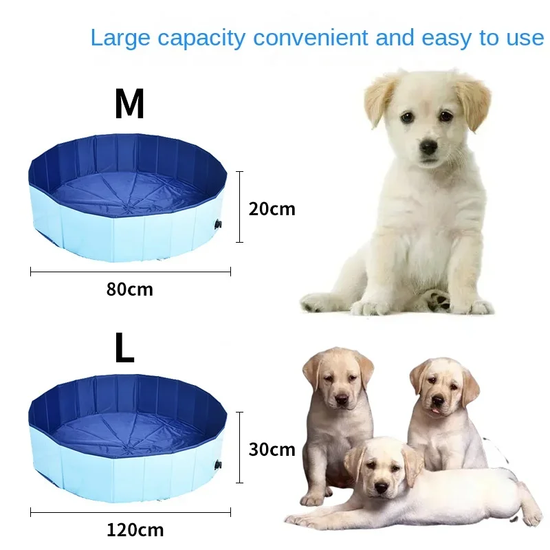 2024 Collapsible Pvc Pet Bath Tub Pet Shop Dog Bath Pool Multi-purpose Portable Animal Bath Tub Inflatable Hot Tub  Foldable