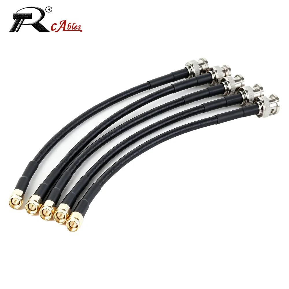 BNC Male to SMA Male Female RF Connector LMR195 Coaxial Cable Extension Cord for WiFi Antenna Pigtail Bulkhead Jumper
