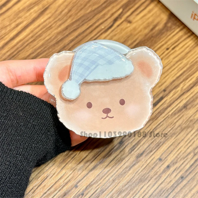 

Корейский милый мультяшный магнитный держатель для телефона Griptok, подставка-держатель для iPhone 17, 16, для планшетов, Magsafe Smart Tok