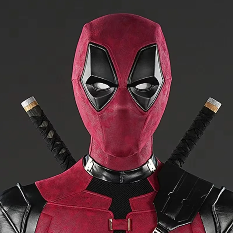 Deadpool Helmet Mobile Eye Electronic With Lighting Music Desktop Decoration 1:1 Remote Control Cosplay Adult And Kids Party Toy