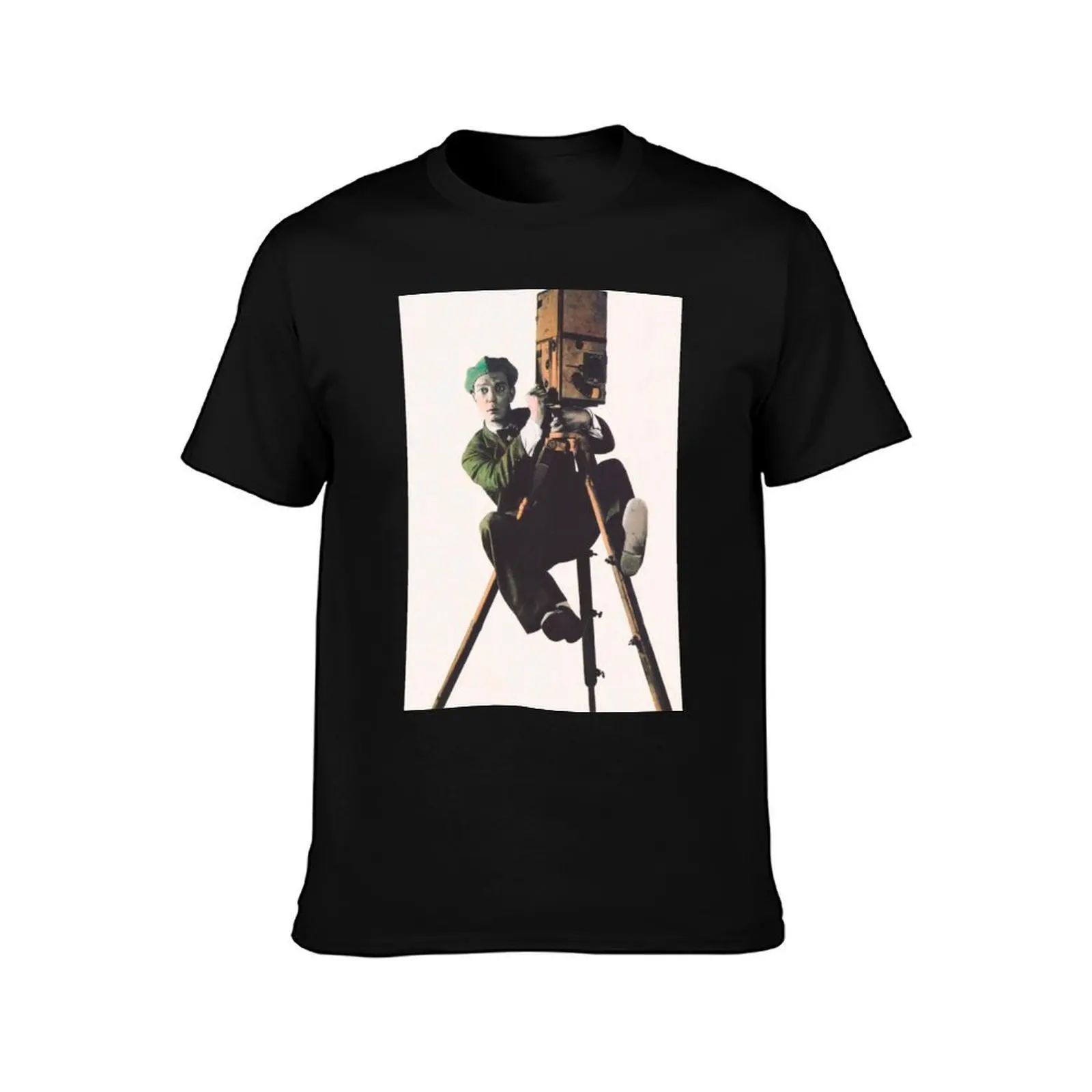 The Cameraman Buster Keaton T-Shirt Quick Dry Outdoor Sports T-Shirt
