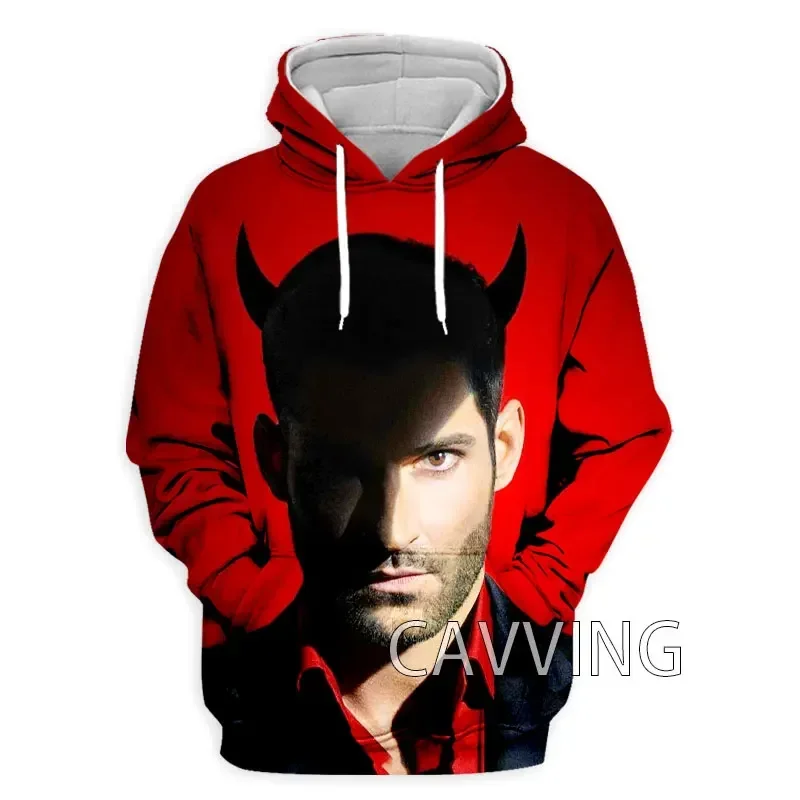 New Fashion Lucifer  3D Printed Clothes Streetwear Men Hoodies Sweatshirt Fashion  Hooded Long Sleeve Pullover Tops  J02