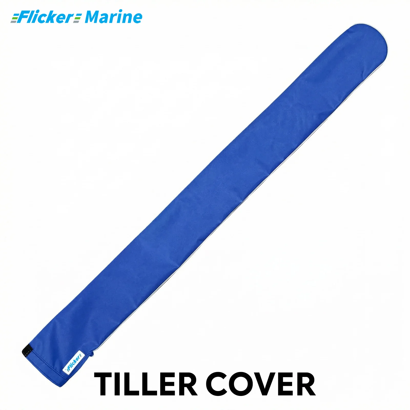 Flicker Marine Tiller Cover – Marine Grade UV Resistant Waterproof Boat Tiller Protector with hook and loop closure