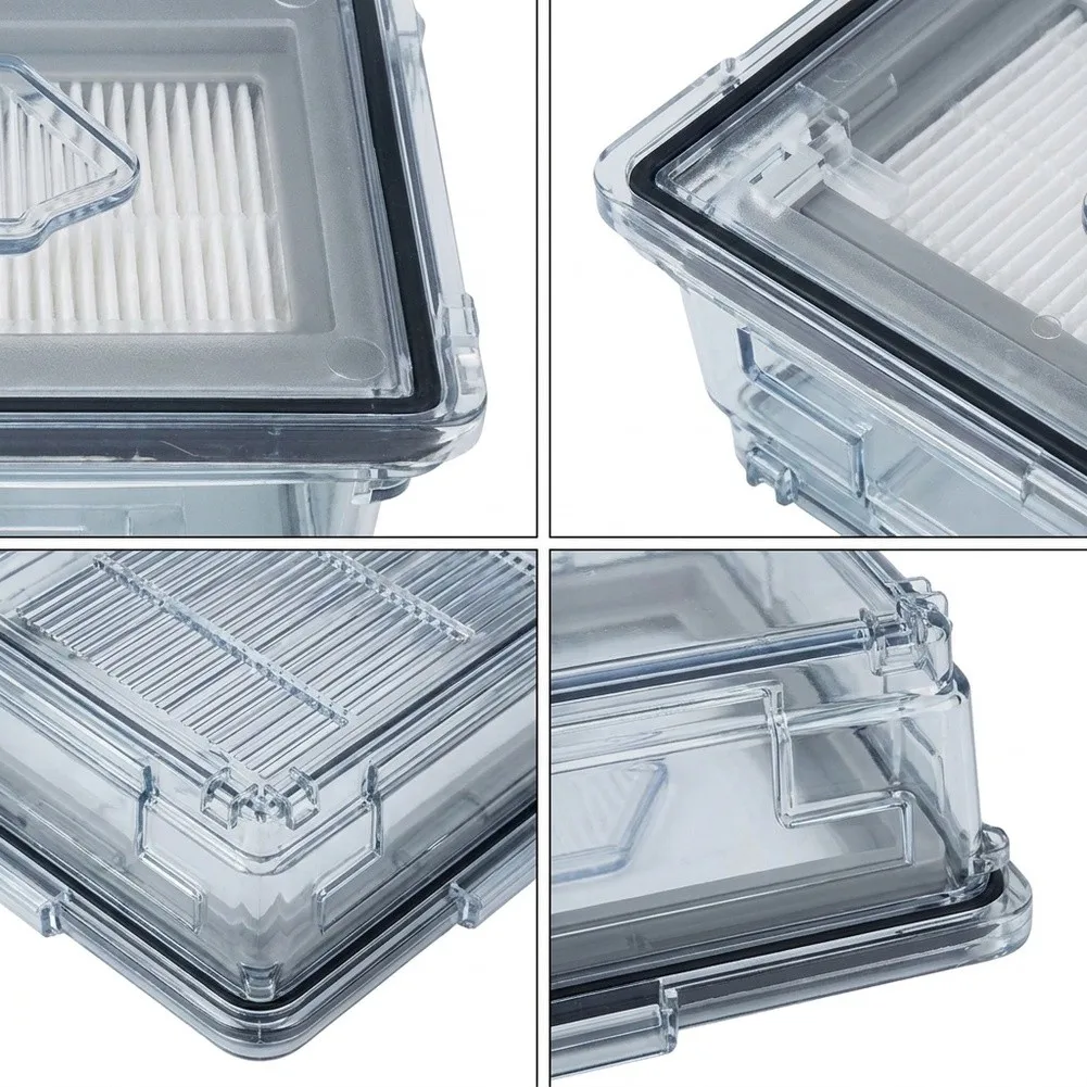 1pc Transparent Dustbin For Midea Young I9 EYE Vacuum Cleaner Anti-Clogging Dirt Box Easy Disposal Replacement Part