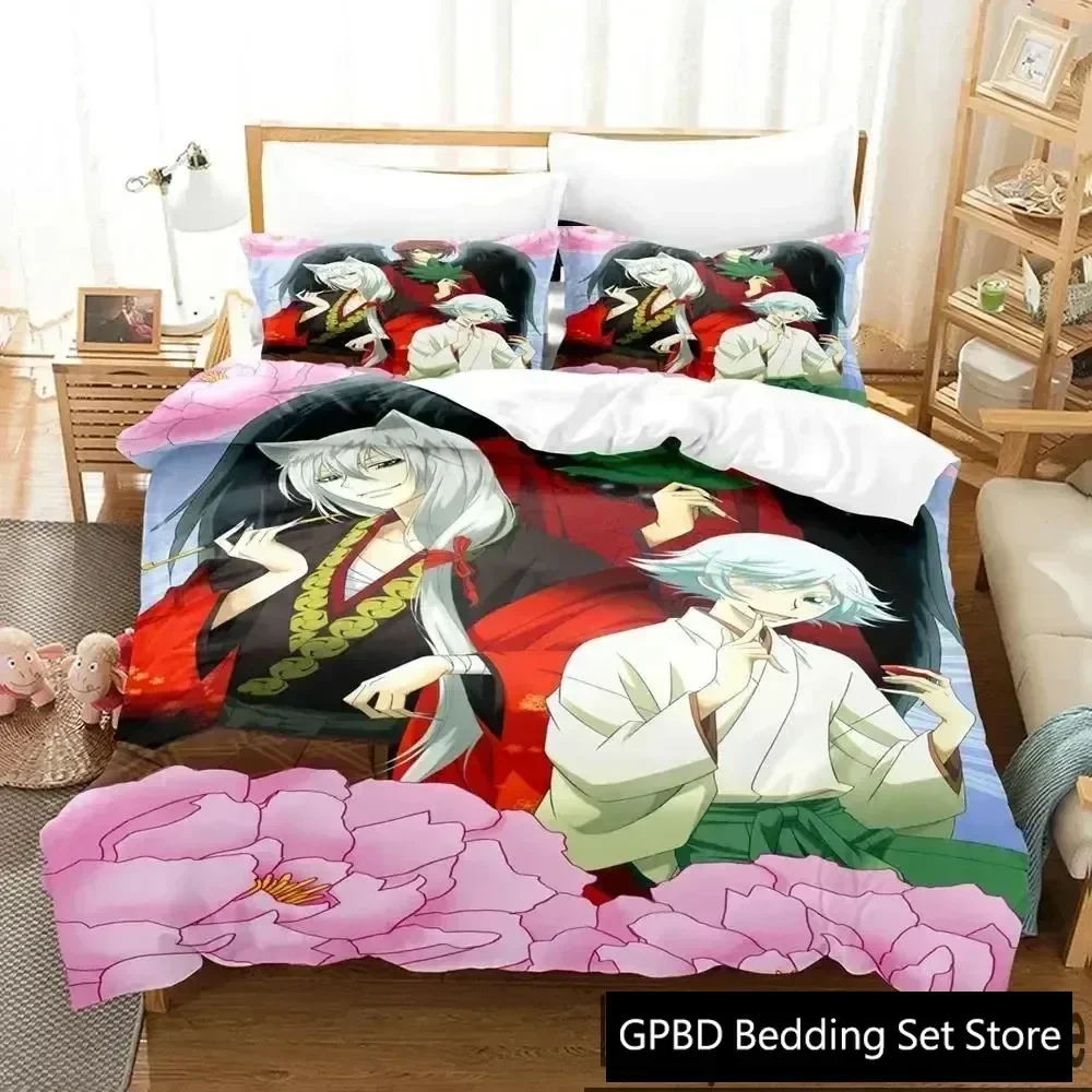 3D Print Kamisama Kiss Tomoe Anime Bedding Set Boys Girls Twin Queen King Size Duvet Cover Pillowcase Bed boys Adult