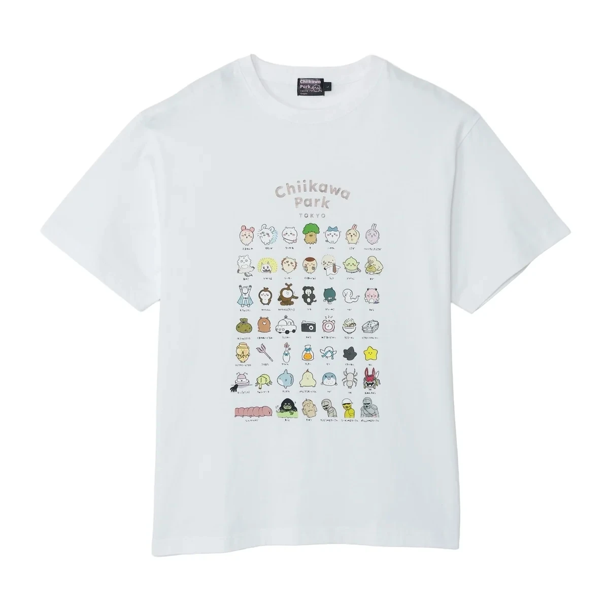 2026 Chiikawa Amusement Park Summer Parent Child Pure Cotton T-shirt Comfortable, Breathable, High Quality Ins Y2k