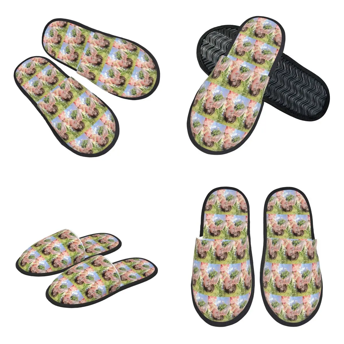 Custom Cha EunWoo Kpop Astro Slippers Memory Foam Warm Soft Women House Slipper Bedroom Fluffy Shoes