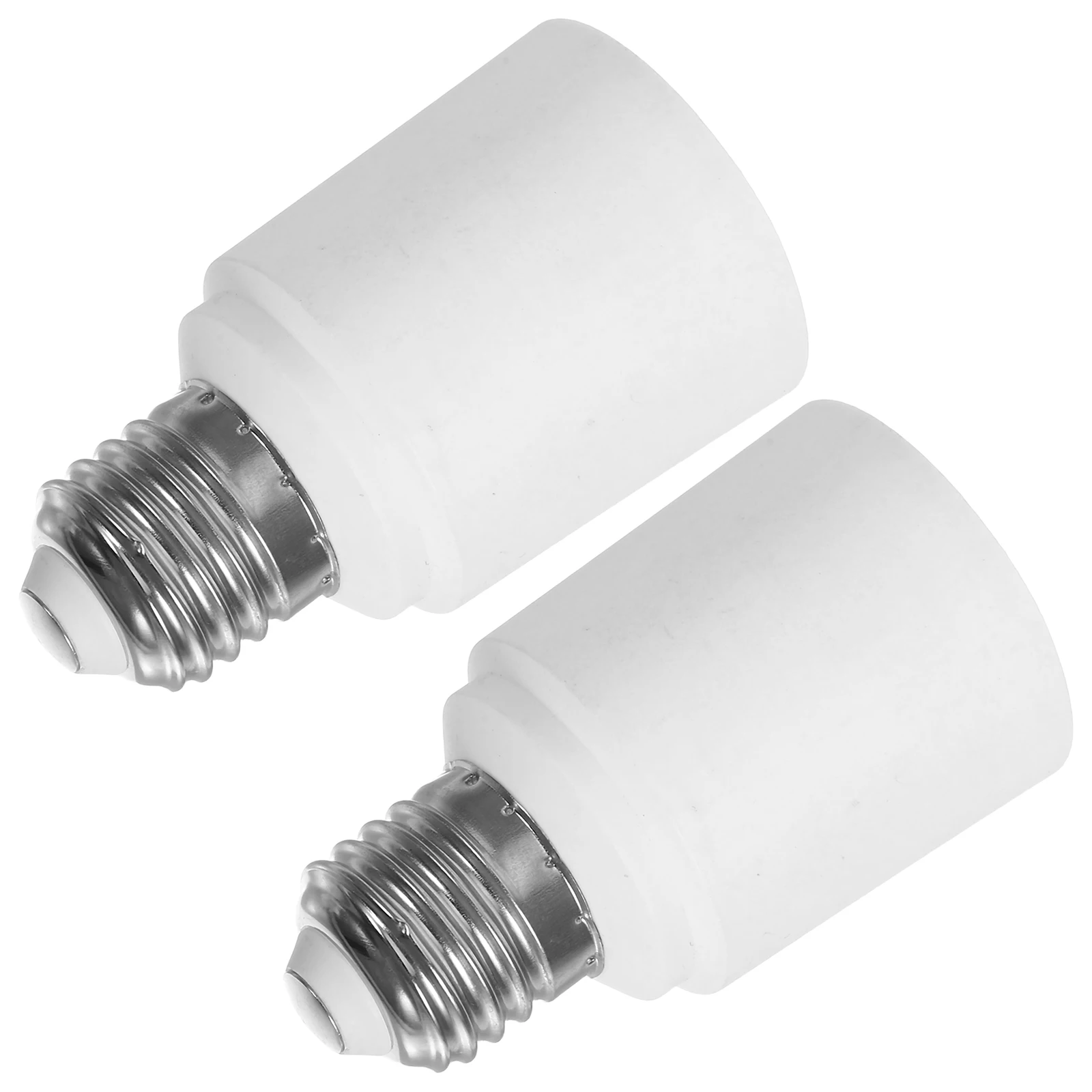

2Pcs E27 to E40 Lamp Adapter Durable Conversion Medium Socket Converter Screw Light Extender Safe Protection Car