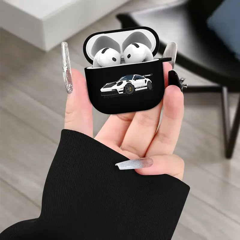 Cool Car Sports Car Case for Airpod Pro2 1 2 3 4 Pro Fashion Wireless Headphone Cover for Air Pods 4rd Gen Funda view 4