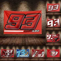 3x5 FT 93 Marquez Marx Car Flag Polyester Printed Motorcycle Flags for Room Garage Decor