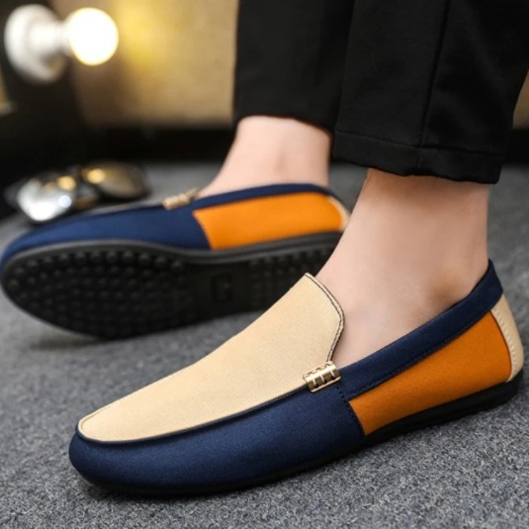 Modische Frühlings- und Sommerschuhe für Herren, lässige Einzelschuhe, atmungsaktive Slipper, Fahrschuhe, große Herrenschuhe – Detail 6