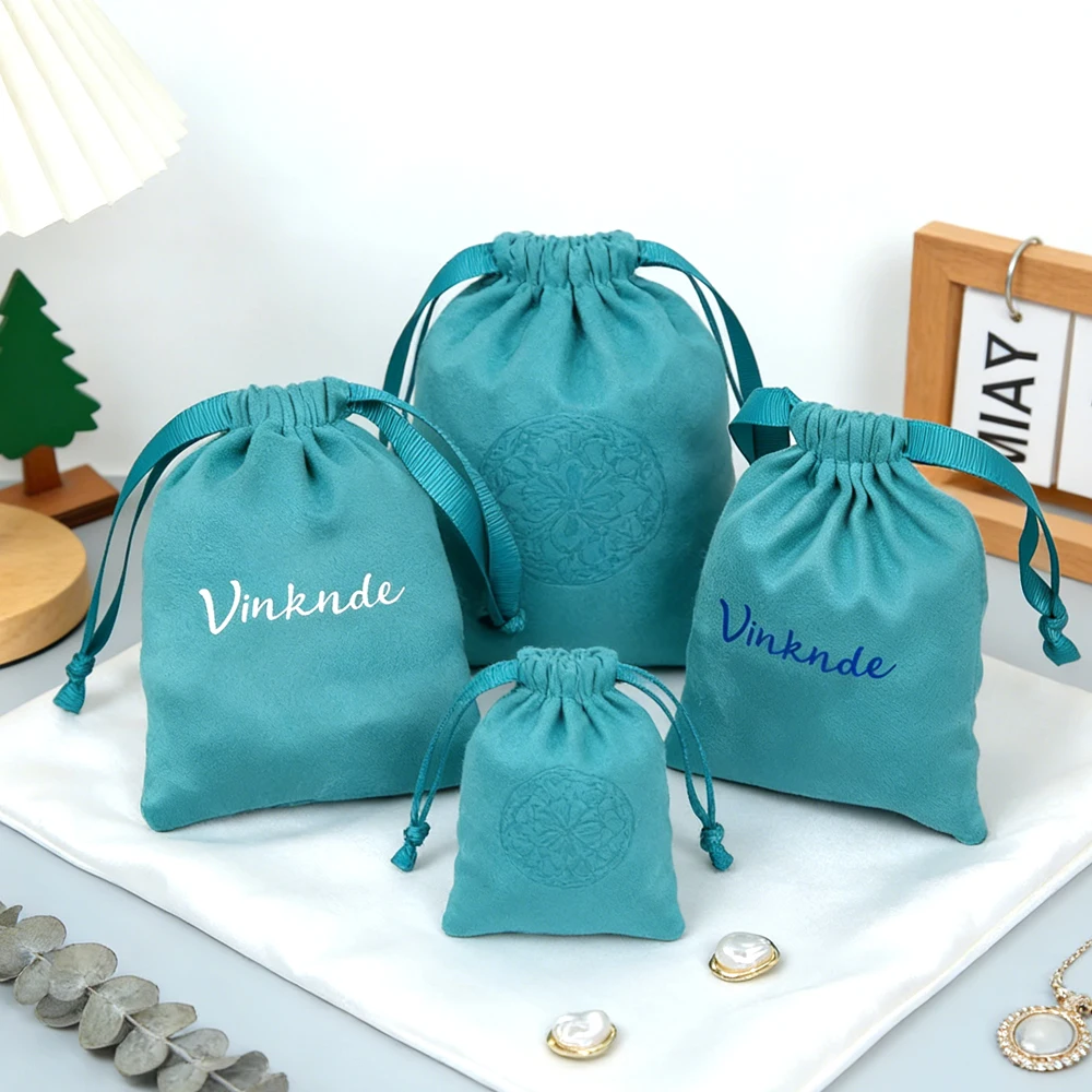 

100 шт. 5x7см 7x9см Маленькие подарочные пакеты для ювелирных изделий из бархатного фланеля: для серег, колец, подвесок, ожерелий, брошей, пусет, брелоков