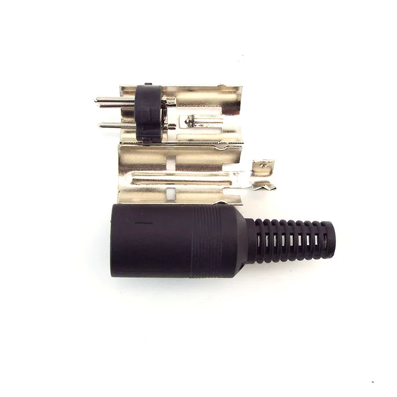 Soldering Cables Mini or DIN 3/4/5/6/7/8 Pin Male Connector S-Video Terminal Circular Plug Plastic Handle Adapter V