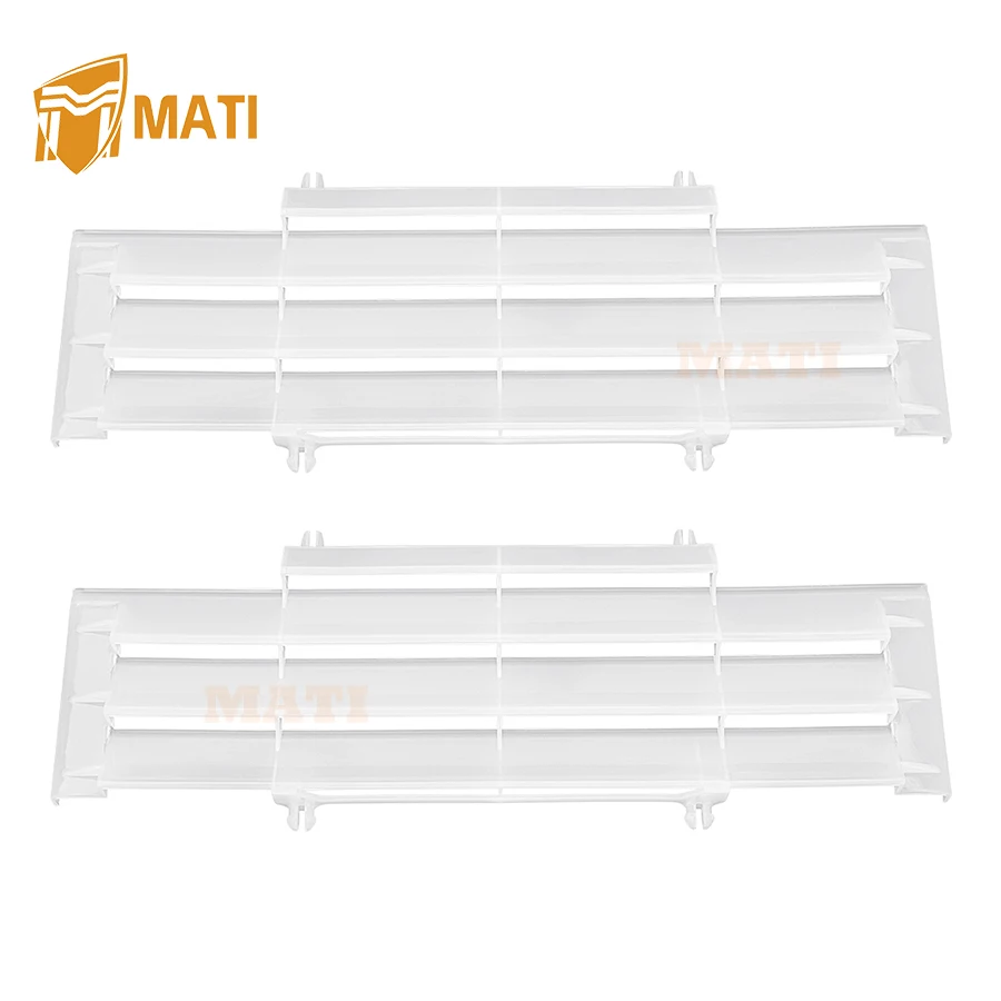 M MATI 2Pcs Radiator Grill Guard Lourve Cover For Honda CR500R 1992-2001 19033-ML3-790