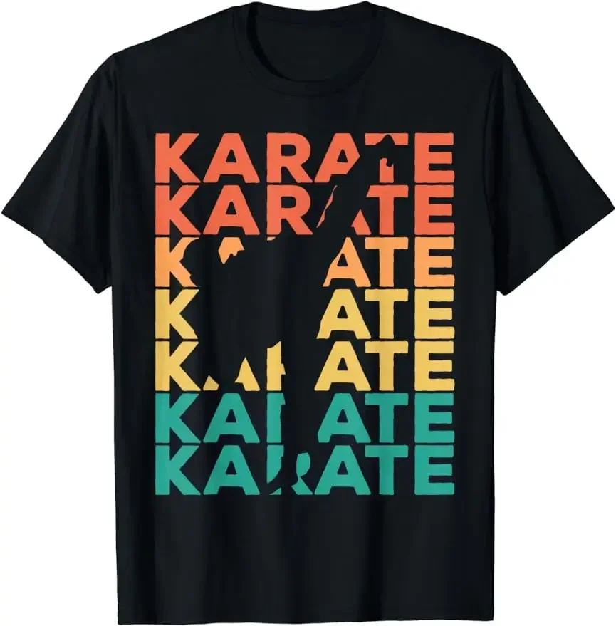 T-Shirt Karate Taekwondo Girl Women Kick Unisex Style for funny vintage graphic t shirts Men Classic Short-sleev homme Clothes