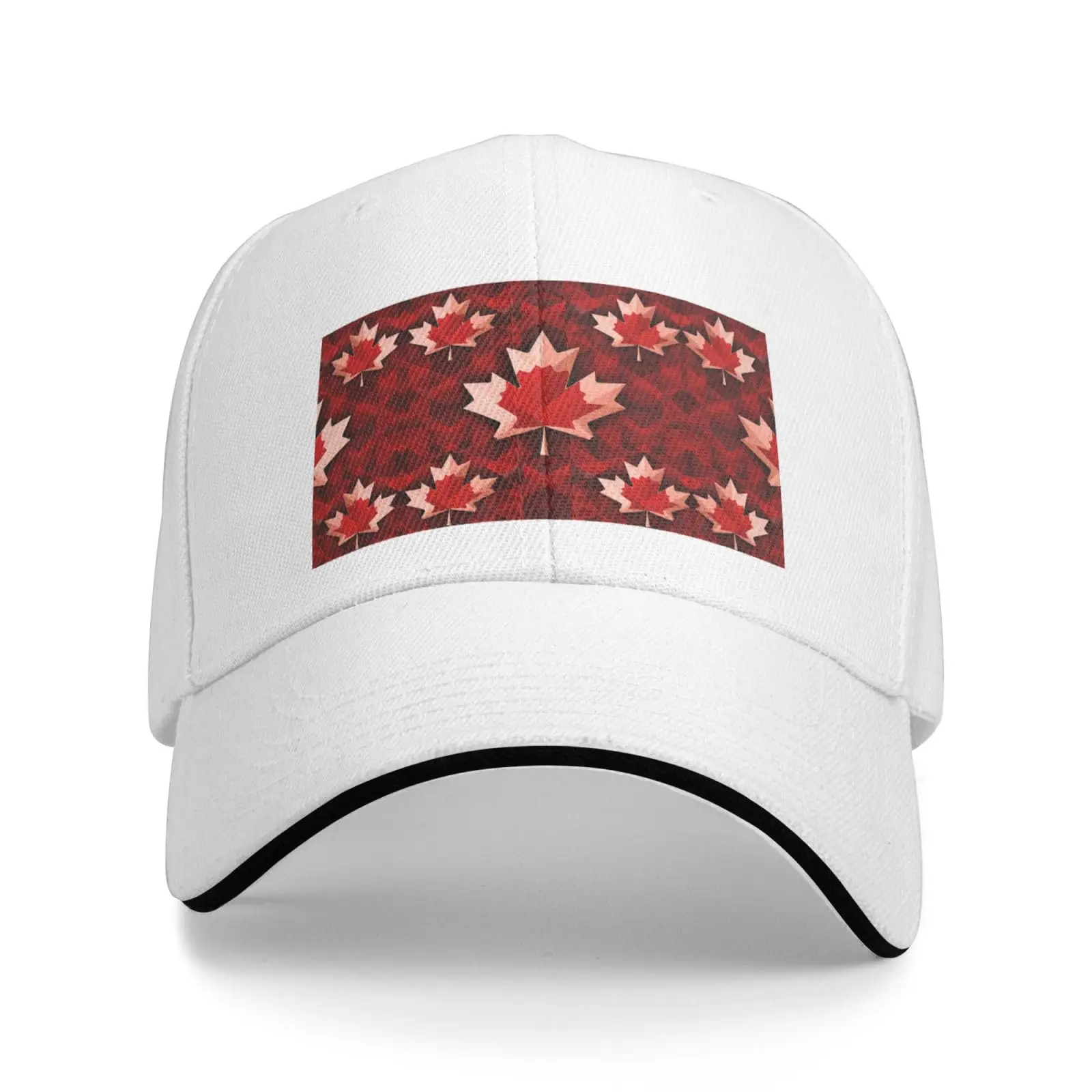 Canadian Maple Leaf Tours Comfortable Breathable Casual Sandwich Baseball Cap Curved Brim Hat Suitable For Daily Outdoor Wear