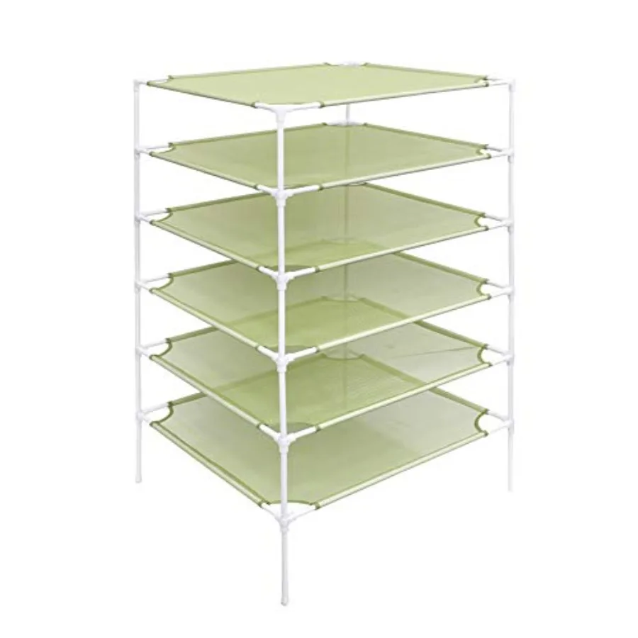

Sweater Drying Rack 6-Layer Stackable Cloth Mesh Dry Net Connector Updated
