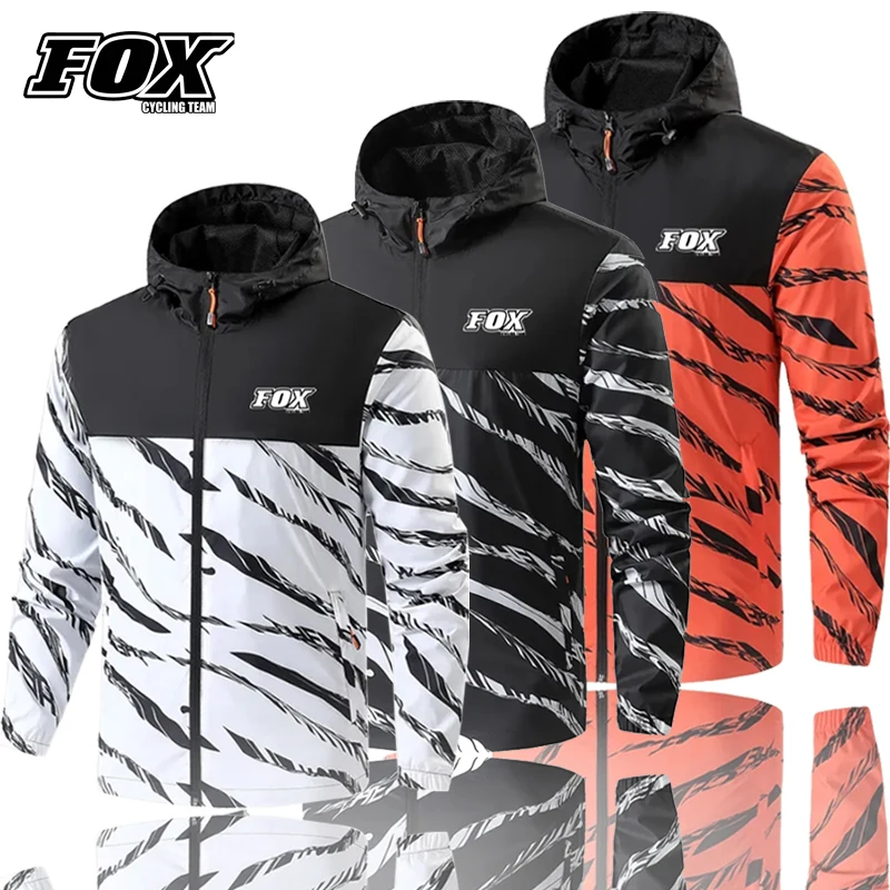 

Мужская ветрозащитная одежда для езды на велосипеде Fox, горнолыжная куртка с длинным рукавом для езды на велосипеде, мужская куртка для езды на велосипеде