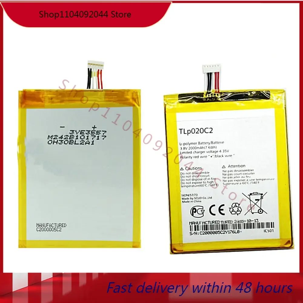 TLP020C2 2000mah 7.6wh 3.8v for Alcatel Idol x1s 6034R S950 Idol x 6037y 6040x 6032 TCL S950 Smartphone batteries