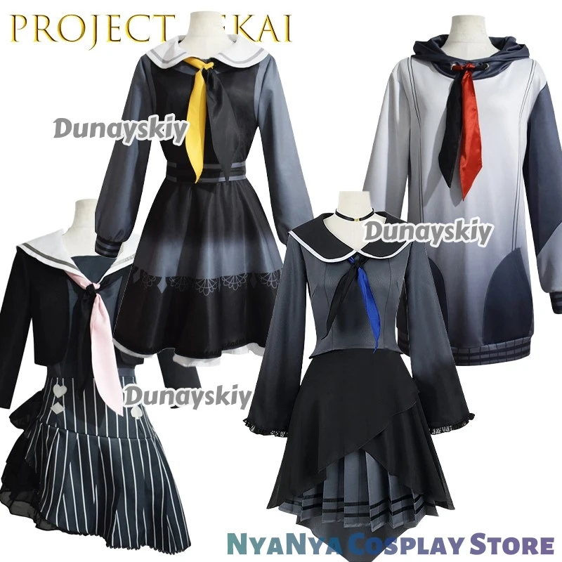 

Project Sekai Colorful Stage Feat.Akiyama Mizuki Yoisaki Kanade Cosplay disfraz Anime Halloween disfrazs Women Mafuyu Ena COS﻿
