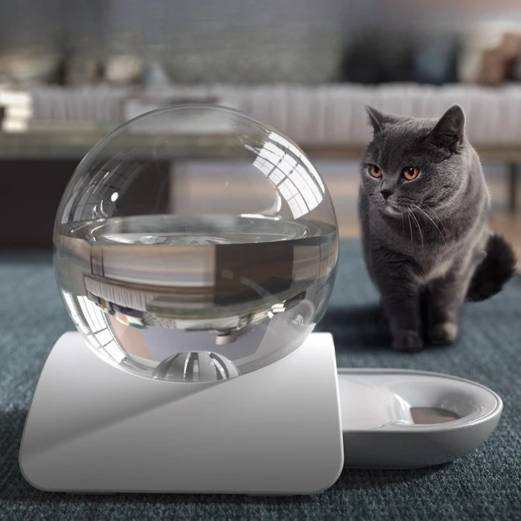 Cat Fountain Water Fountain for Cat Automatic Drinking Water Unplugged Dog Water Bowl Non-wetting Nozzle Accessories Pet Feeder