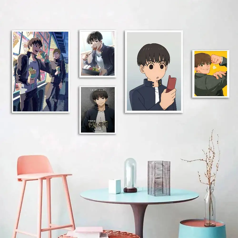 Haibara Yu Anime Jujutsu Kaisen Posters Living Room Bar Cafe Quality Canvas Vintage Style Comics Painting Art Home Wall Decor