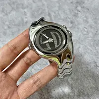 BENLYDESIGN GL570 Y2K Reloj digital retro para hombre Relojes electrónicos pulidos de acero inoxidable estilo BigTic para hombre