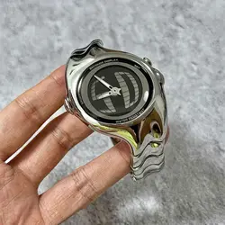 BENLYDESIGN GL570 Y2K Retro Digital Watch for Men BigTic Style Stainless Steel Polished Electronic Watches for Man