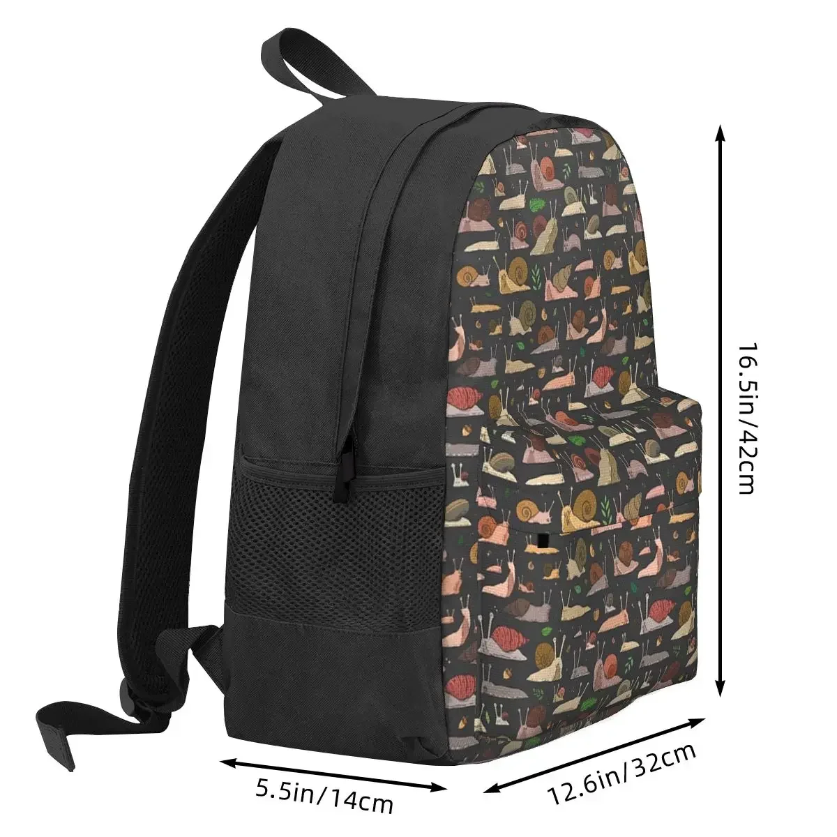 Snails And Slugs Backpacks Boys Girls Bookbag Students School Bags Cartoon Kids Laptop Rucksack Shoulder Bag Large Capacity