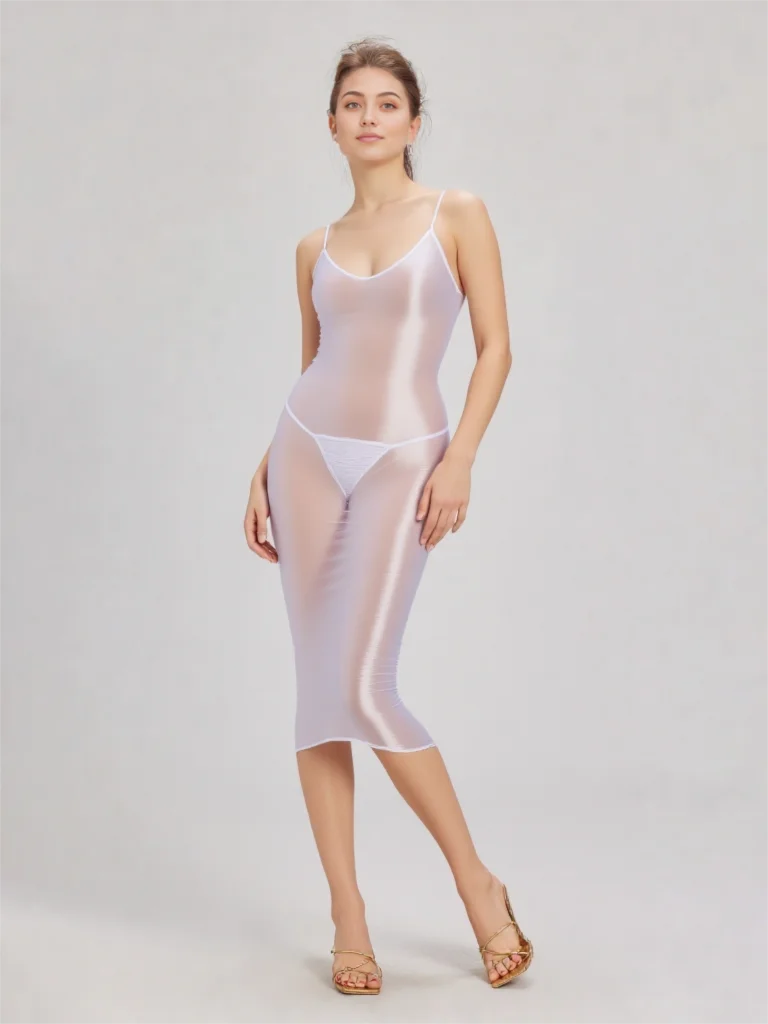 

Seductive Halter Backless Mini Dress Low Cut Perspective Women's Pencil Skirt Shapewear Clubwear Sexy Desire Outfit