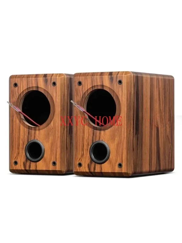 Deyimei 6.5-inch Huiwei bookshelf speaker empty box body DIY two frequency passive sound wooden shell empty box F6