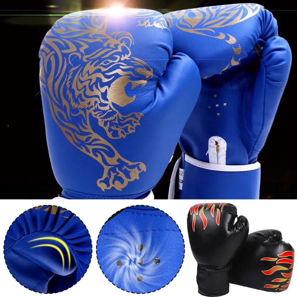 Kids Boxing Gloves Children Punching Training Sparring Hand Fighting Protector Kickboxing Accessory Comfortable Mitts Adjus L1M3