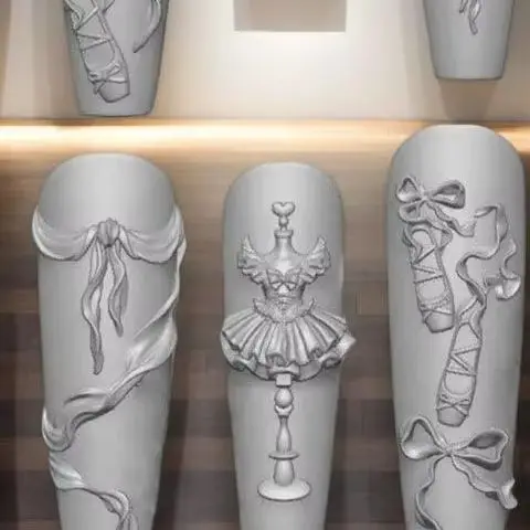 3D Silicone Nail Ar…
