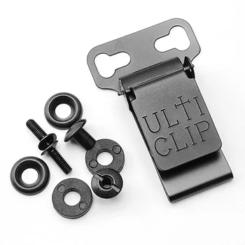 Sheath Holster Clip, Stainless Steel Clip - on Universal Knife Sheath Belt Clip, Holster Clip, 1