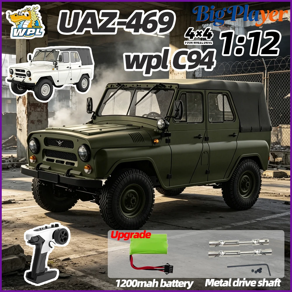 Rc Roc Hobby - WPL C94 uaz-469 1/12 4WD Camioneta