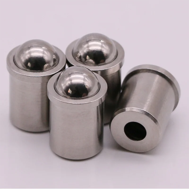 10PCS Press-in Spring Ball Plunger M4-M16, 304 Stainless Steel Positioning Pin for Injection Mould
