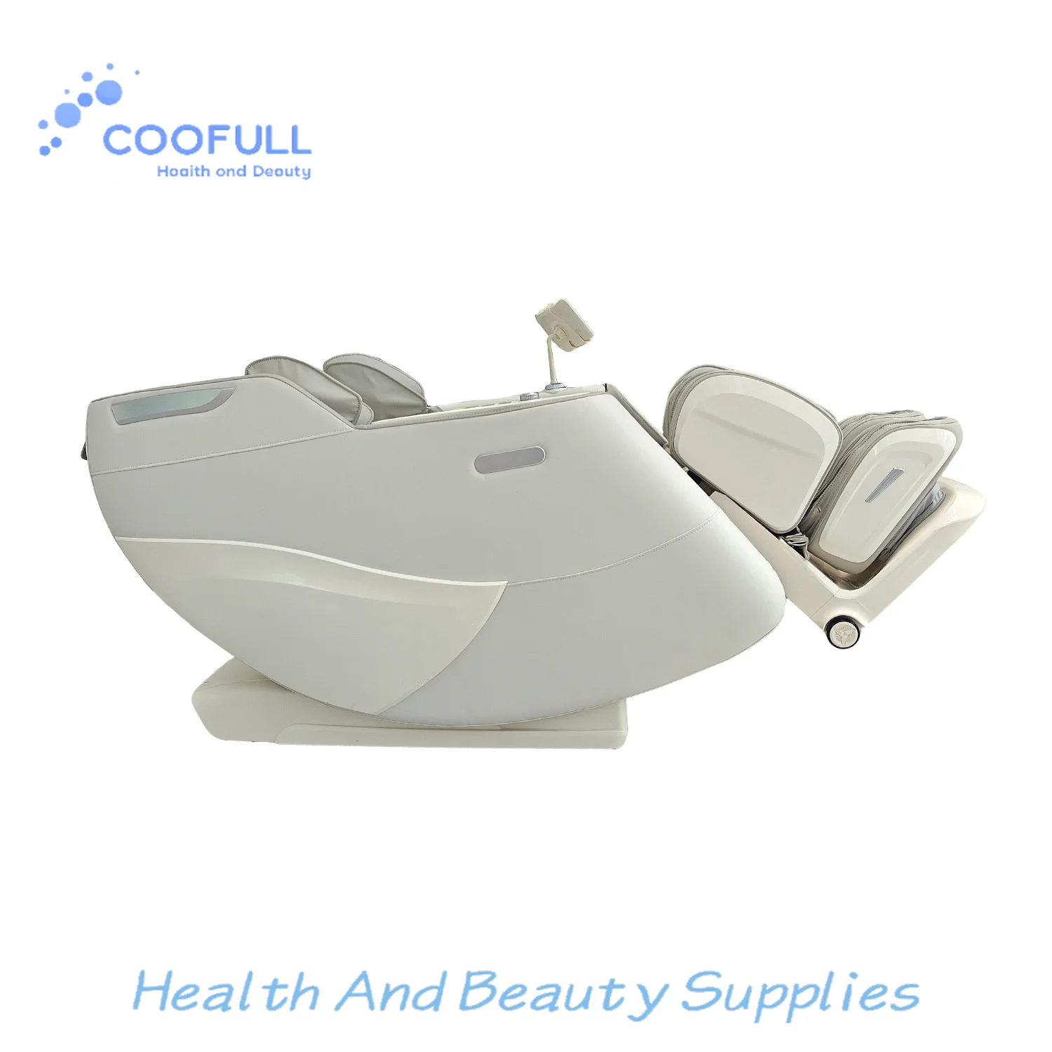 Coofull Sonic Zero Gravity 4D Sound Wave Massage Chair Full Body Thai Stretching Shiatsu Kneading Sl Track Dual Core Home