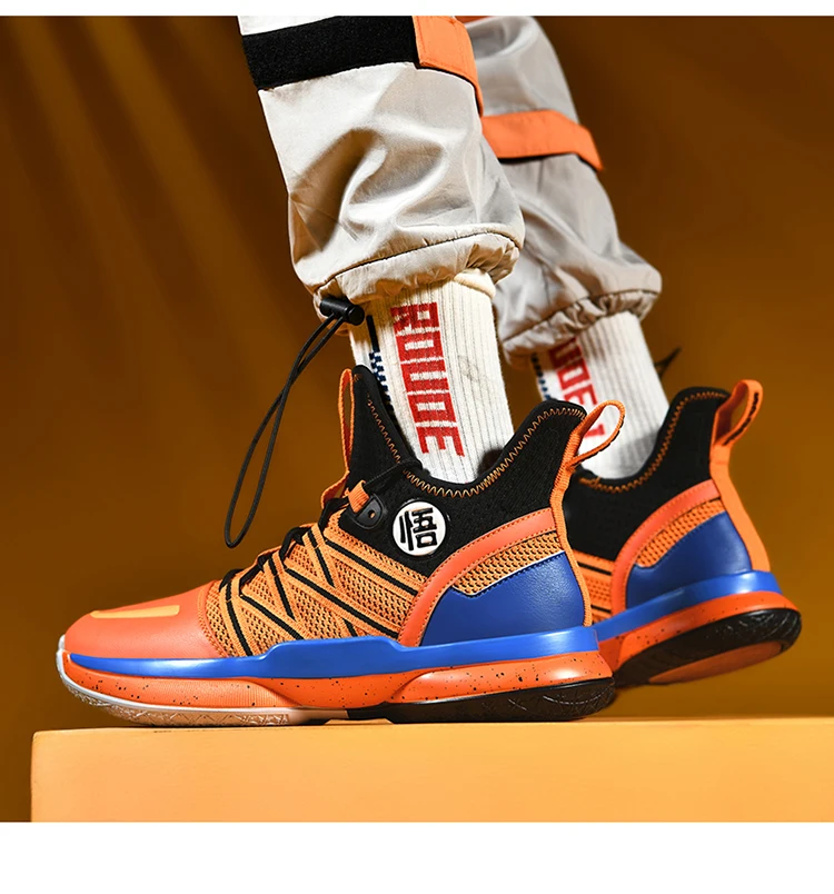 Hot Anime Dragon Ball Son Goku Kakarotto Basketball Shoes Men Women Breathable Sneakers Student Youth Non-Slip Sports Shoes Gift