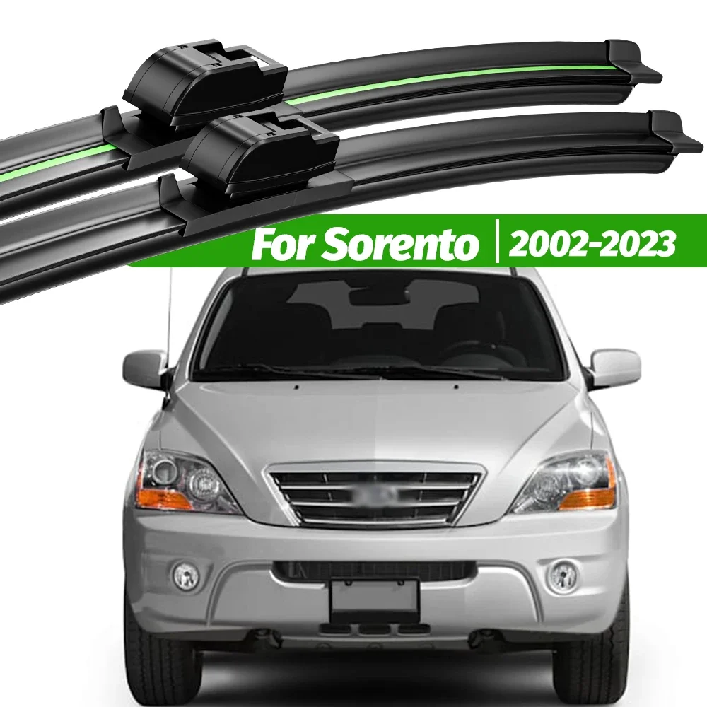 

For Kia Sorento 2002-2023 2pcs Front Windshield Wiper Blades 2003 2005 2010 2013 2015 2018 2020 Windscreen Window Accessories